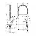 Змішувач для кухні Hansgrohe CENTO XXL 14806000 - Фото 1